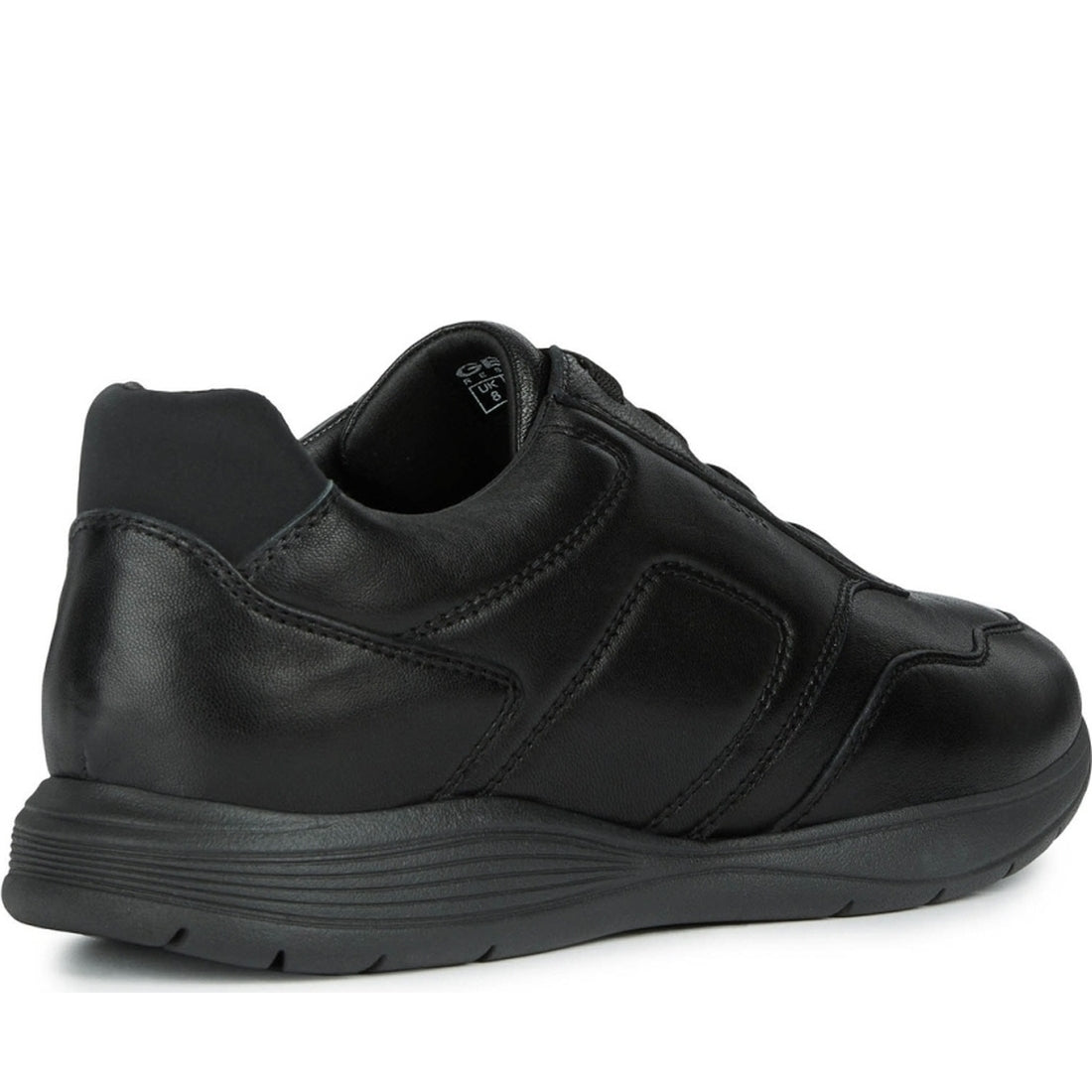 Geox mens Black spherica ec2 sport shoe | Vilbury London
