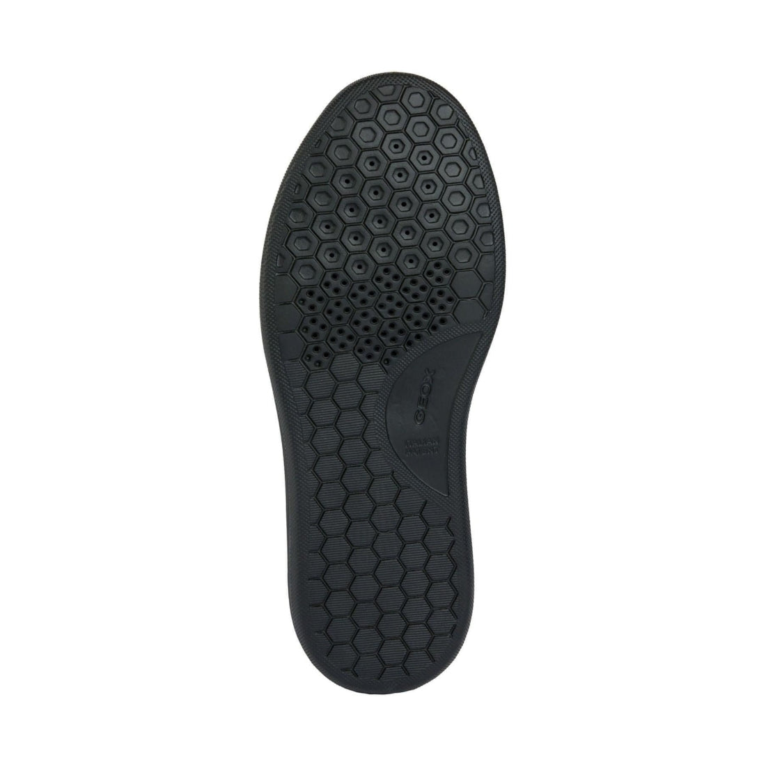 Geox mens black deiven sport shoes | Vilbury London