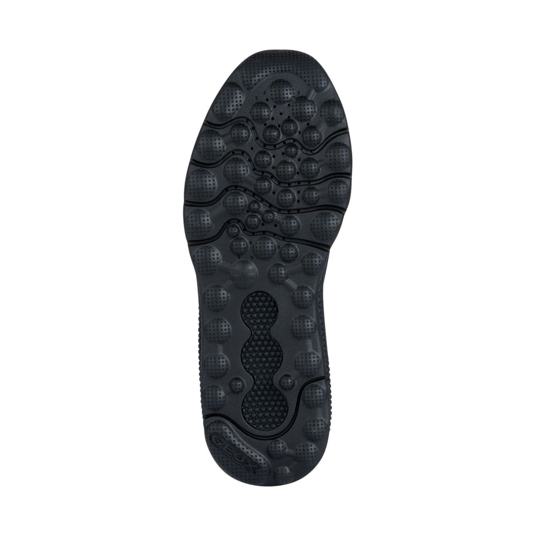 Geox mens black spherica sport shoes | Vilbury London