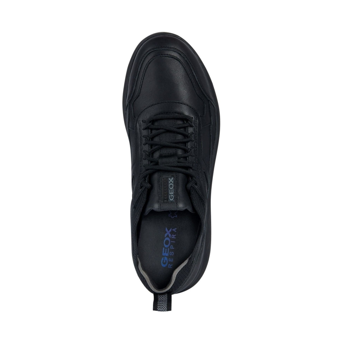 Geox mens black spherica sport shoes | Vilbury London