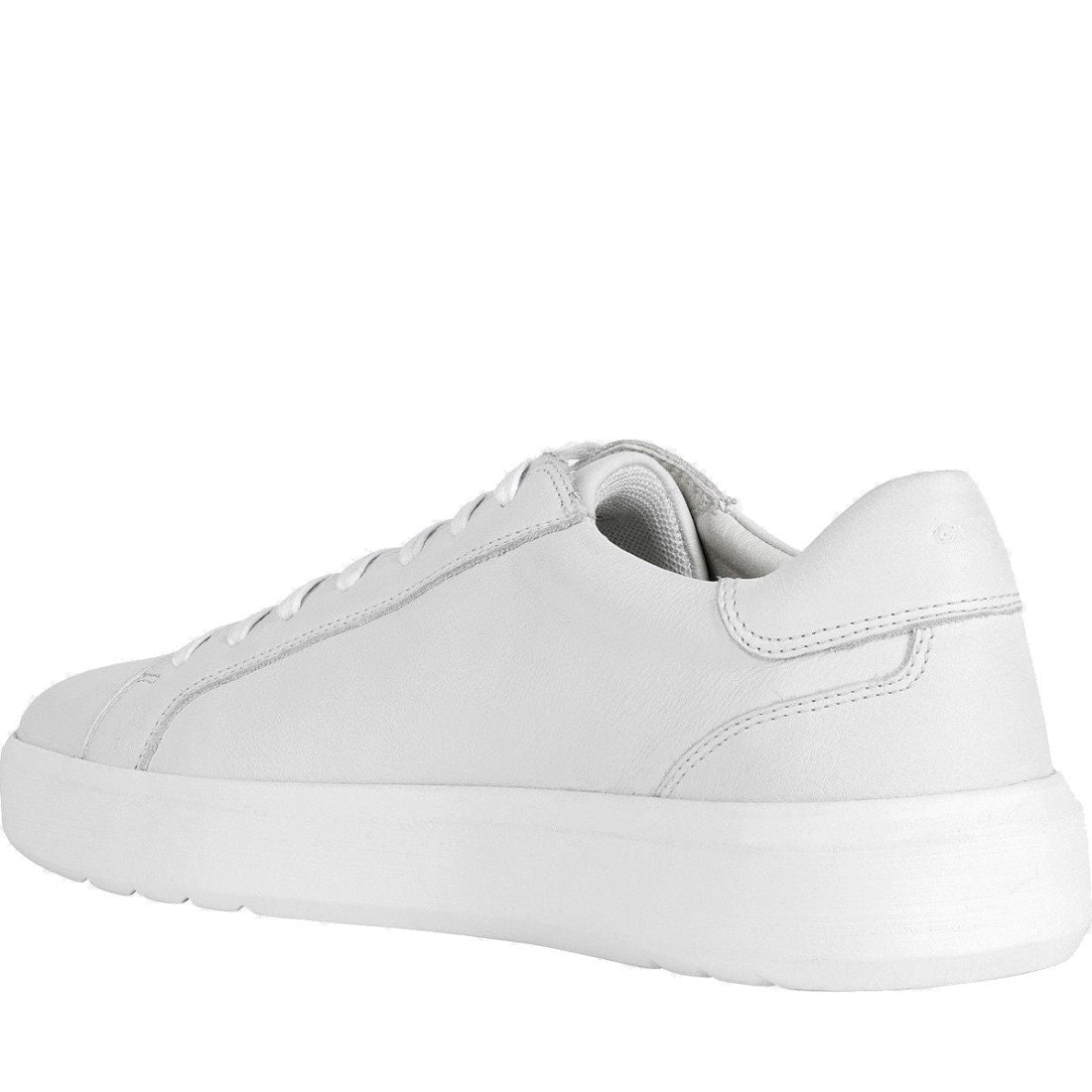 Geox mens white velletri sport shoes | Vilbury London