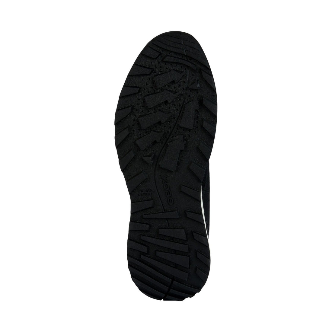 Geox mens black terrestre sport shoes | Vilbury London