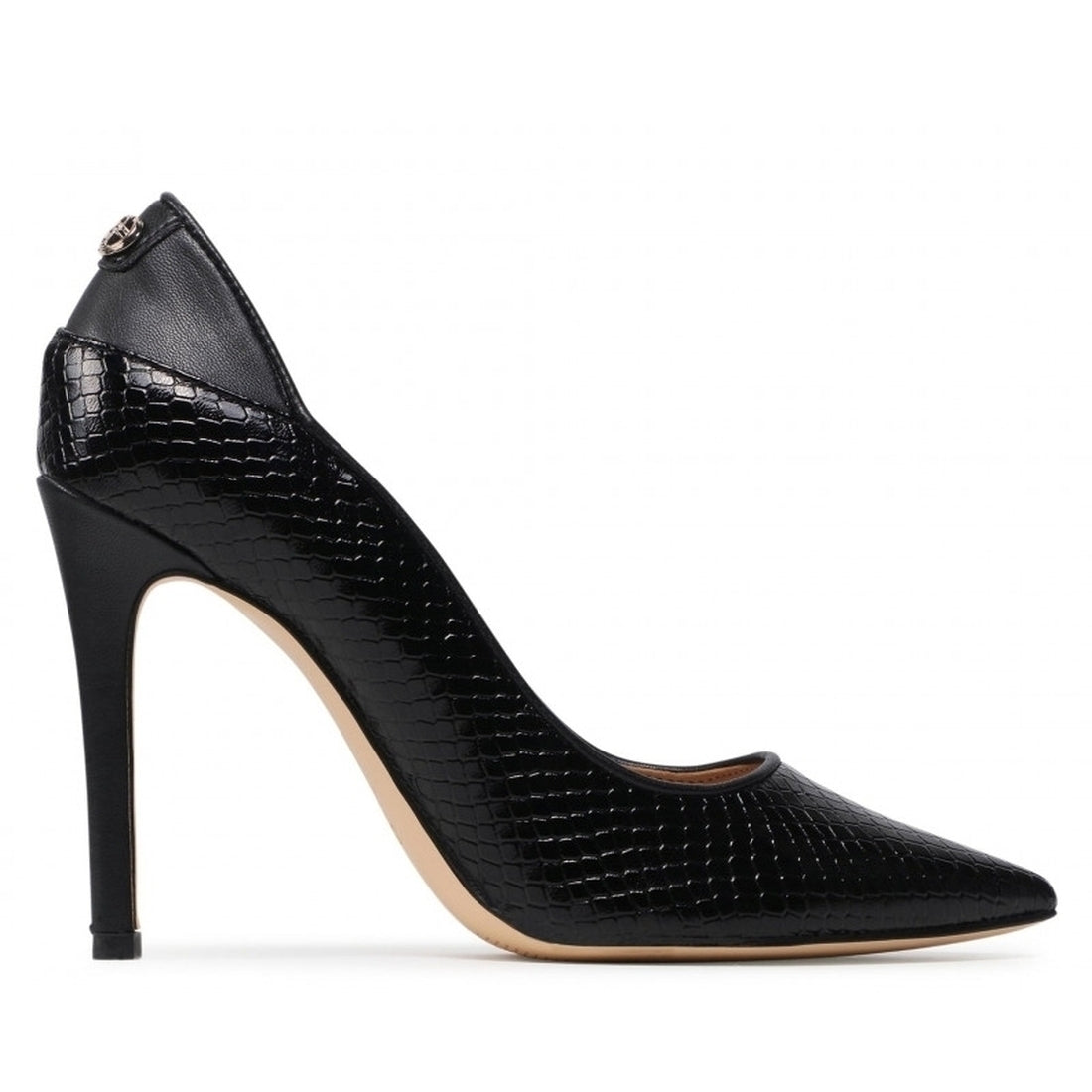 Guess Womens Black gaben3 heels | Vilbury London