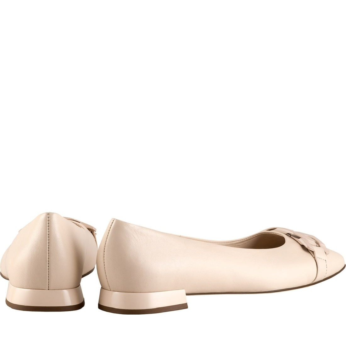 Hogl Womens Ecru coco flats | Vilbury London