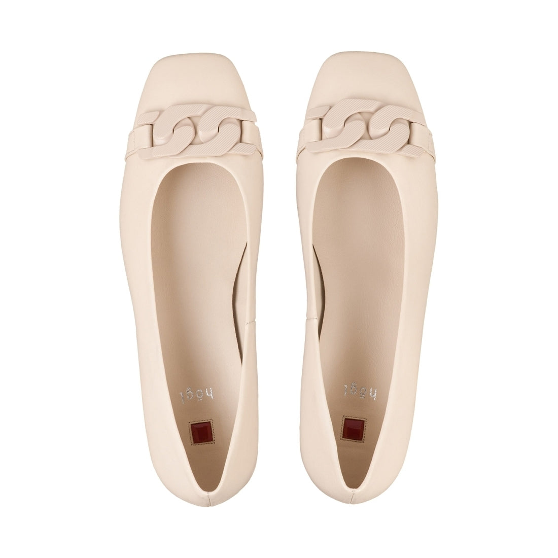 Hogl Womens Ecru coco flats | Vilbury London