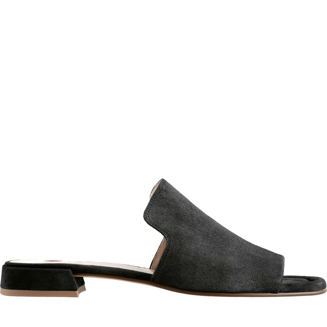 Hogl Womens Black alba slippers | Vilbury London