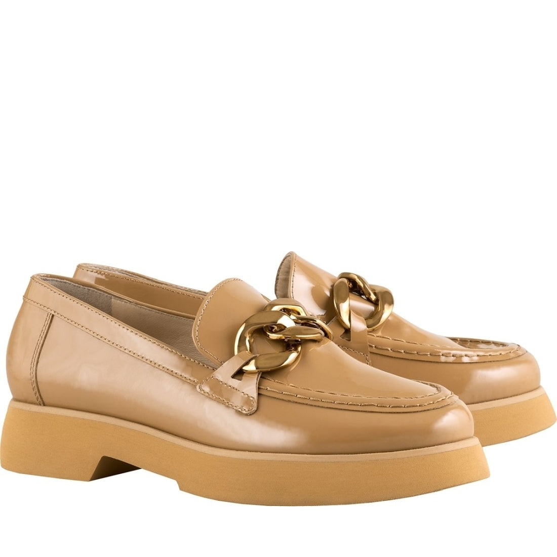 Hogl womens Toffee stacy loafers | Vilbury London