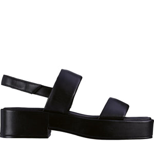 Hogl womens schwarz lola sandals | Vilbury London
