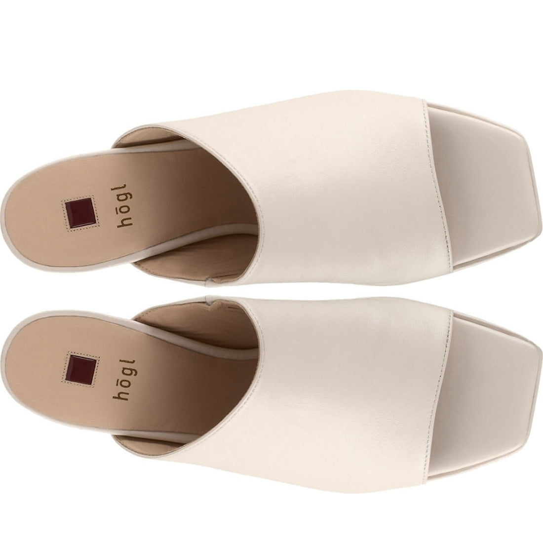 Hogl womens creme carey sandals | Vilbury London