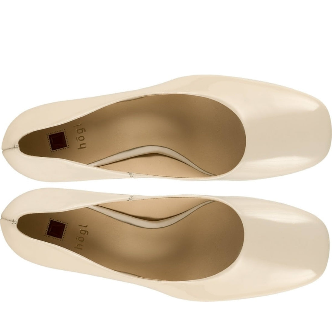 Hogl womens creme gianna pumps | Vilbury London