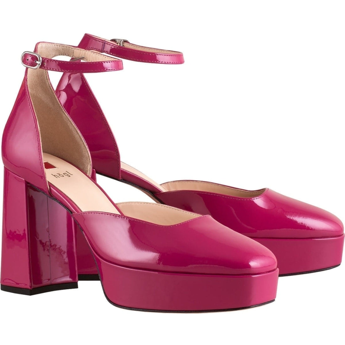 Hogl womens pink victoria pumps | Vilbury London