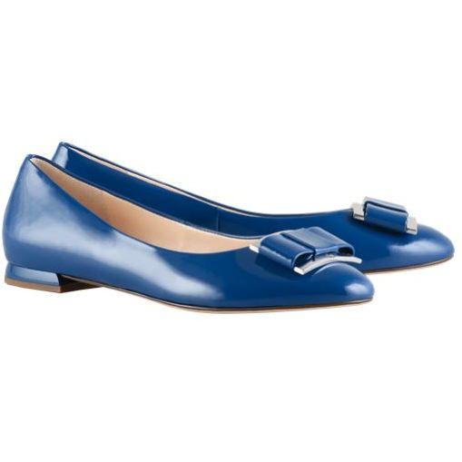 Hogl Womens Harmony Blue Low Heels 9-101084-3100 | Vilbury London