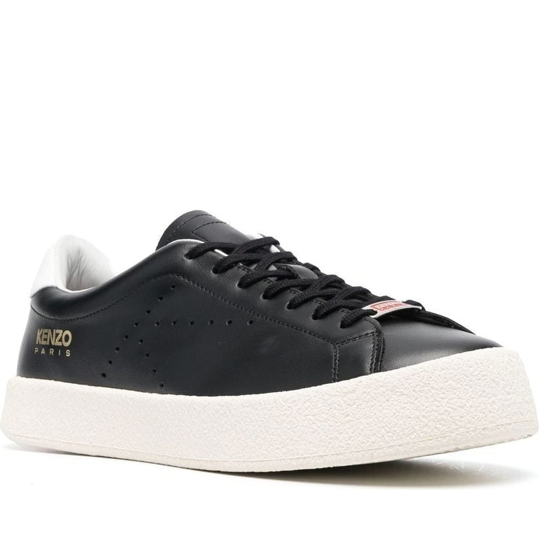 KENZO mens black low top sneaker | Vilbury London