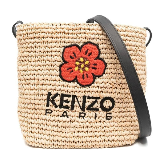 KENZO womens black mini bucket bag | Vilbury London