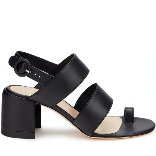 AGL womens nero nero lunar sandals | Vilbury London