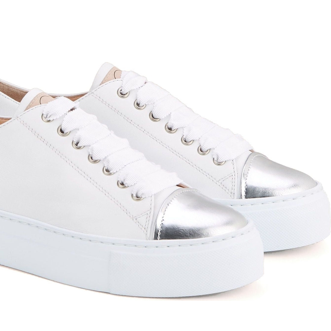 AGL womens silv whit whit whit mollie sport shoe | Vilbury London