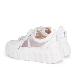 AGL Womens Whit Whit Bi blondie grid shoes | Vilbury London