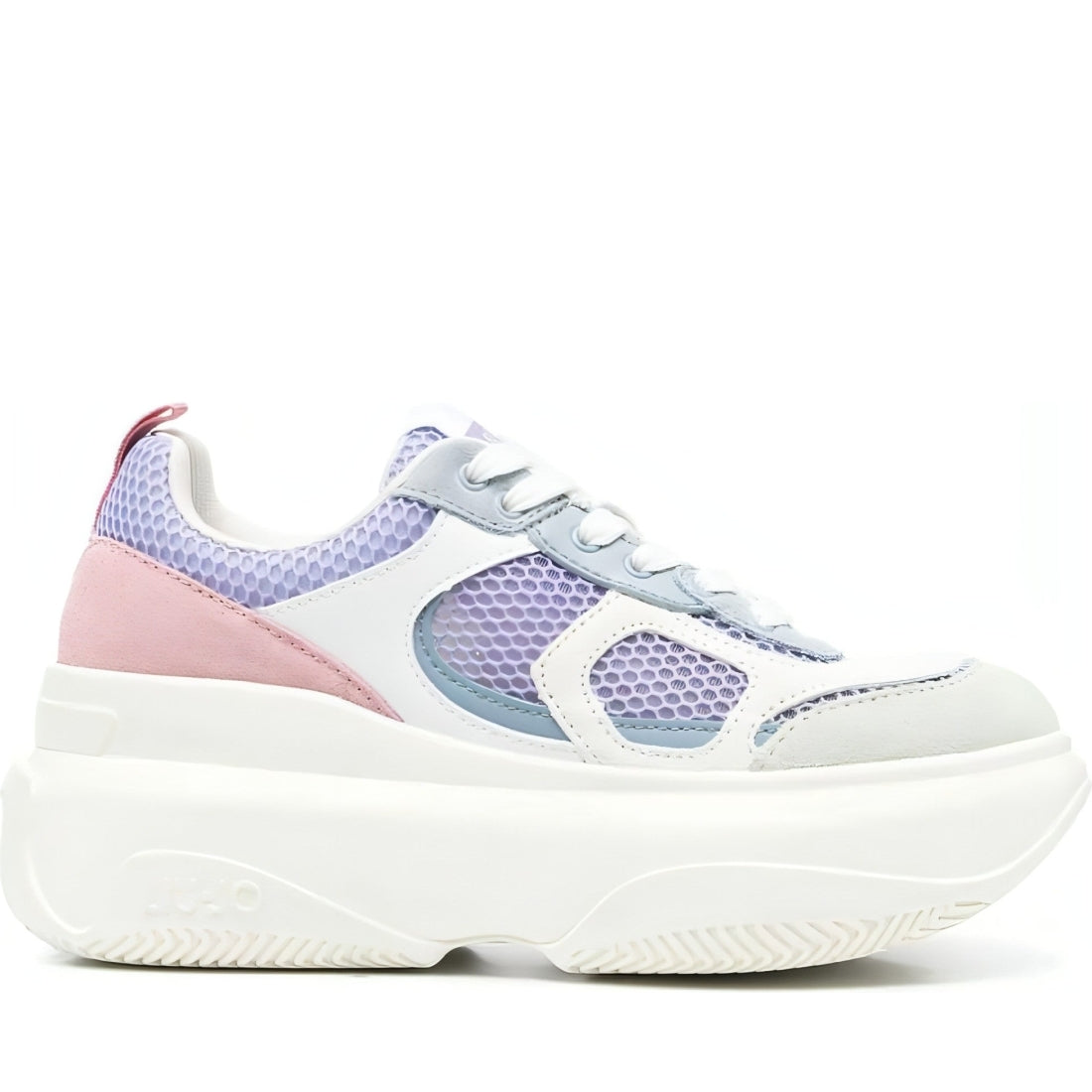 Liu Jo womens pistachio, white, street june 14 trainers | Vilbury London