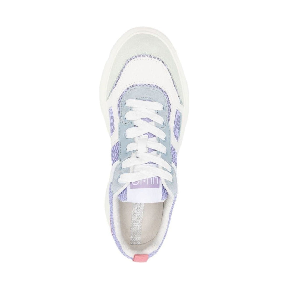 Liu Jo womens pistachio, white, street june 14 trainers | Vilbury London