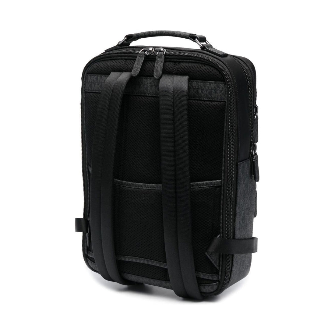 Michael Kors mens black business backpack multi pockets | Vilbury London