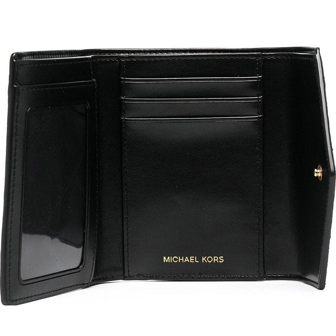 Michael Kors womens Black md env trifold wallets | Vilbury London
