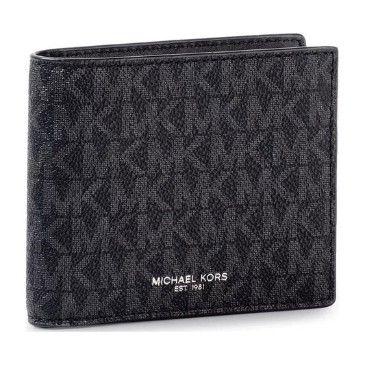Michael Kors mens Black billfold coin wallet | Vilbury London
