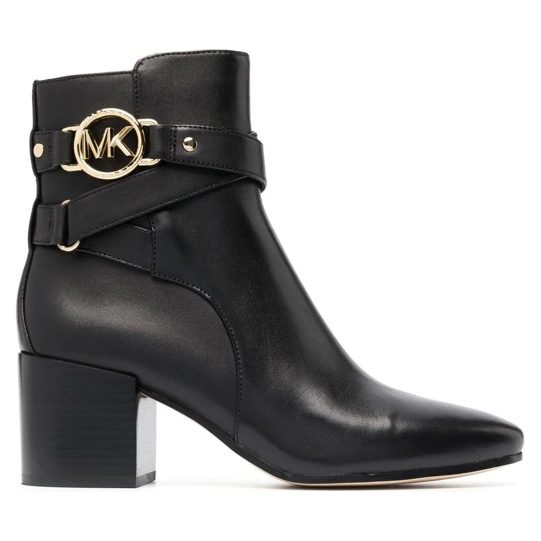 Michael Kors womens Black rory mid bootie | Vilbury London