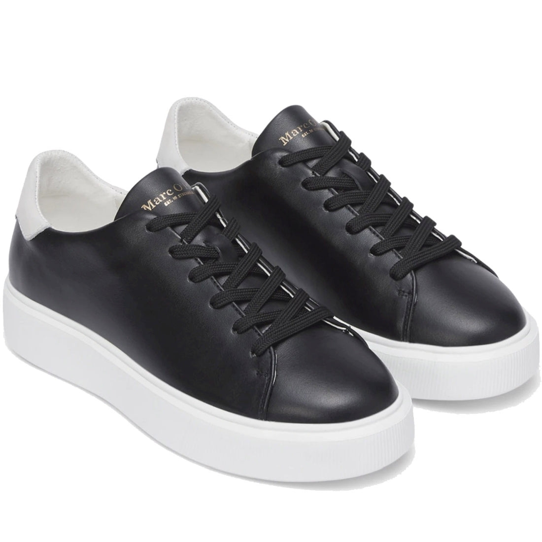 Marc O'Polo Womens Black cora flats | Vilbury London