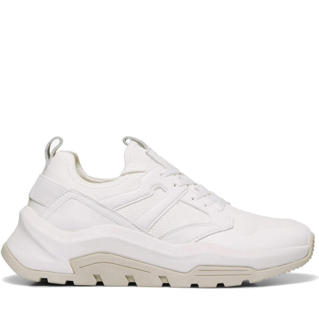 Marc O'Polo Mens Offwhite timber shoes | Vilbury London