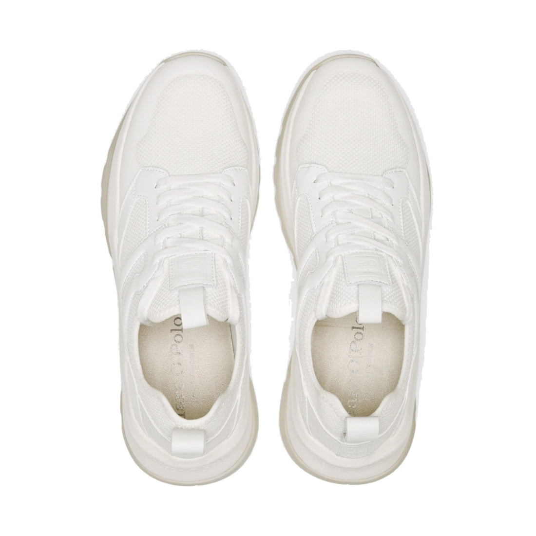 Marc O'Polo Mens Offwhite timber shoes | Vilbury London