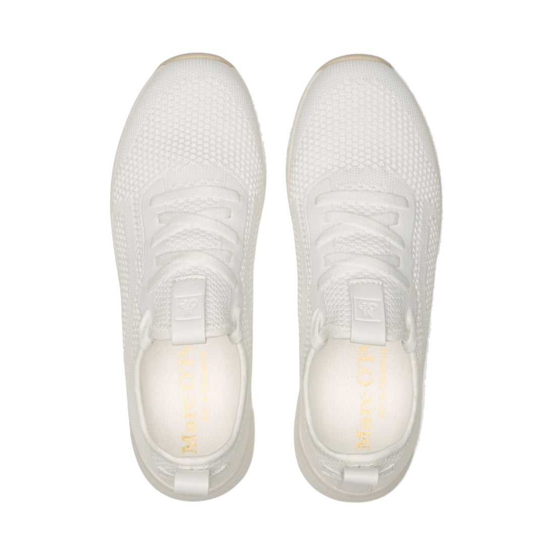 Marc O'Polo Womens White loleta flats | Vilbury London