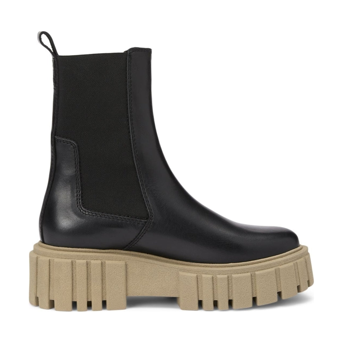 Marc O'Polo womens black sand casual closed booties | Vilbury London