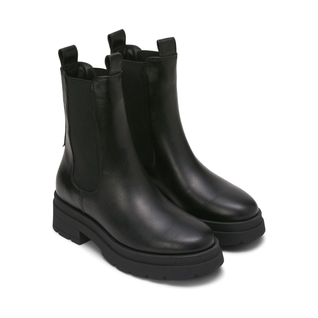 Marc O'Polo womens black casual closed booties | Vilbury London