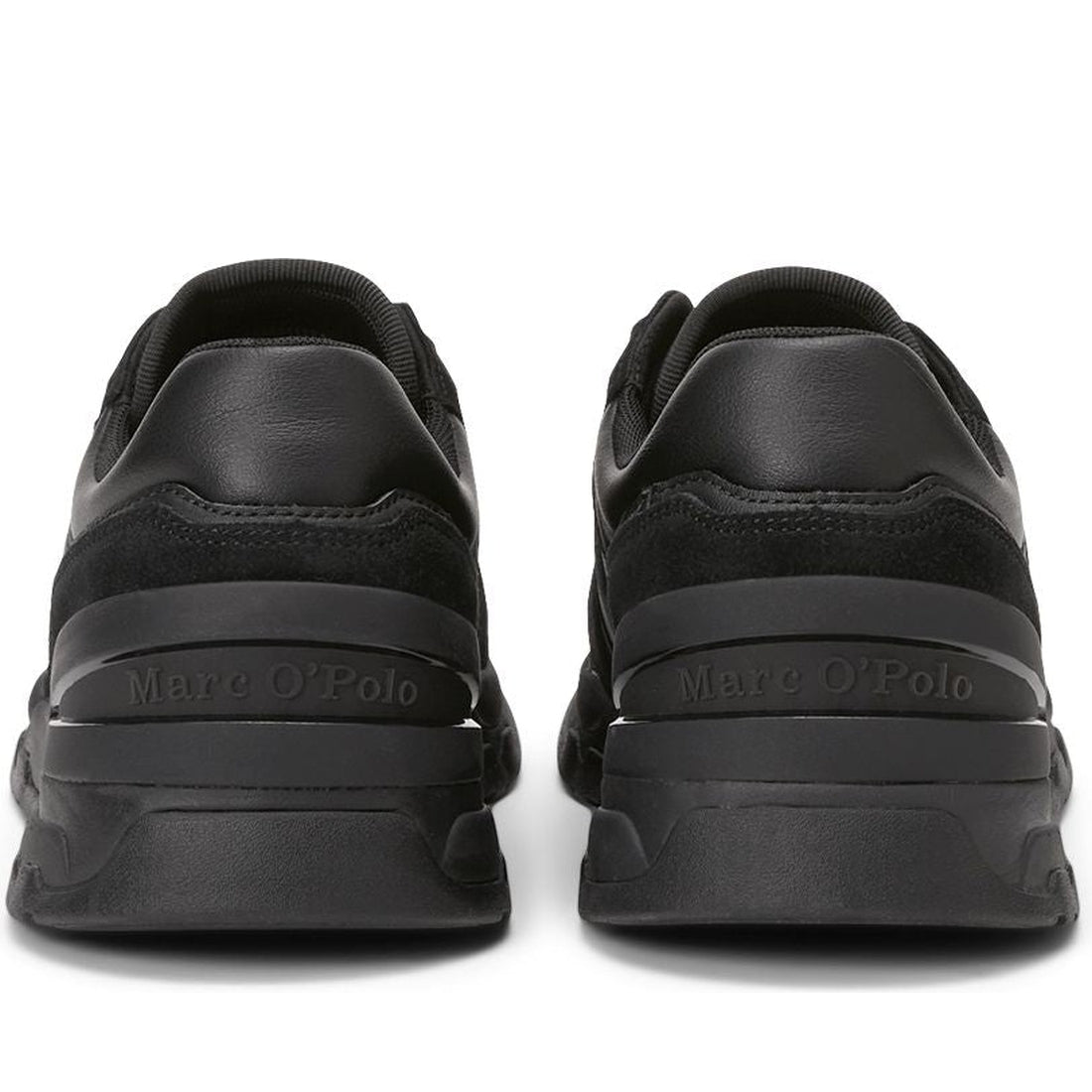 Marc O'Polo mens black casual closed shoes | Vilbury London