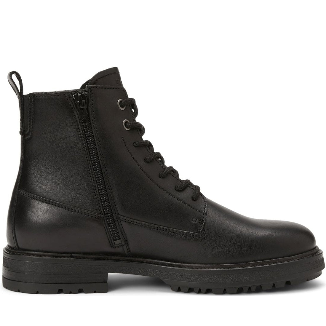 Marc O'Polo mens black casual closed booties | Vilbury London