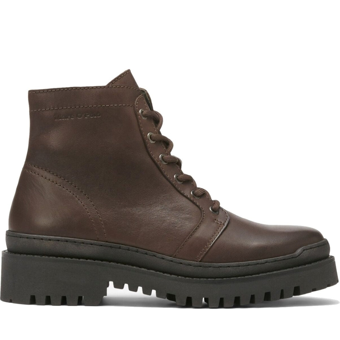 Marc O'Polo mens coffee casual closed booties | Vilbury London