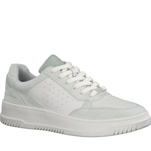 s.Oliver womens white casual closed sport shoe | Vilbury London