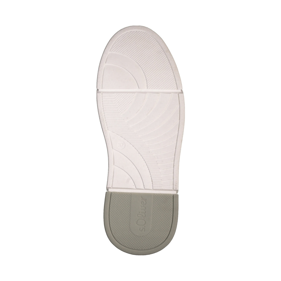 s.Oliver womens white casual closed sport shoe | Vilbury London