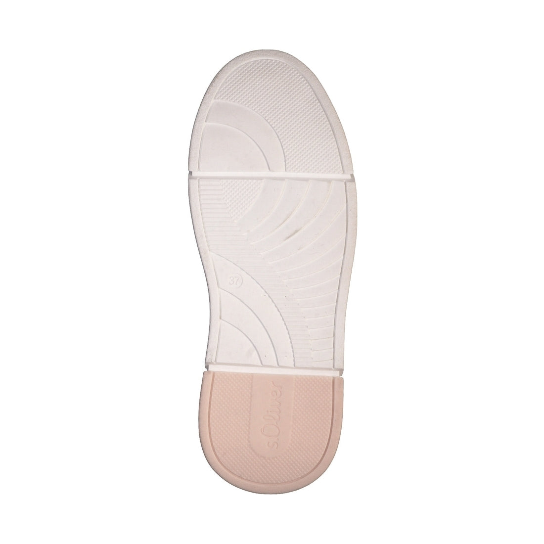 s.Oliver womens white casual closed sport shoe | Vilbury London