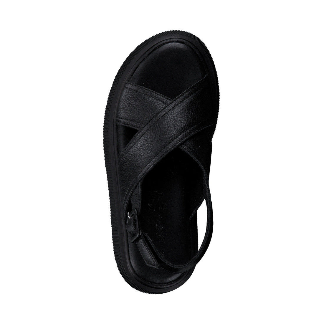 s.Oliver womens black casual open sandals | Vilbury London