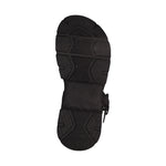 s.Oliver womens black casual open sandals | Vilbury London