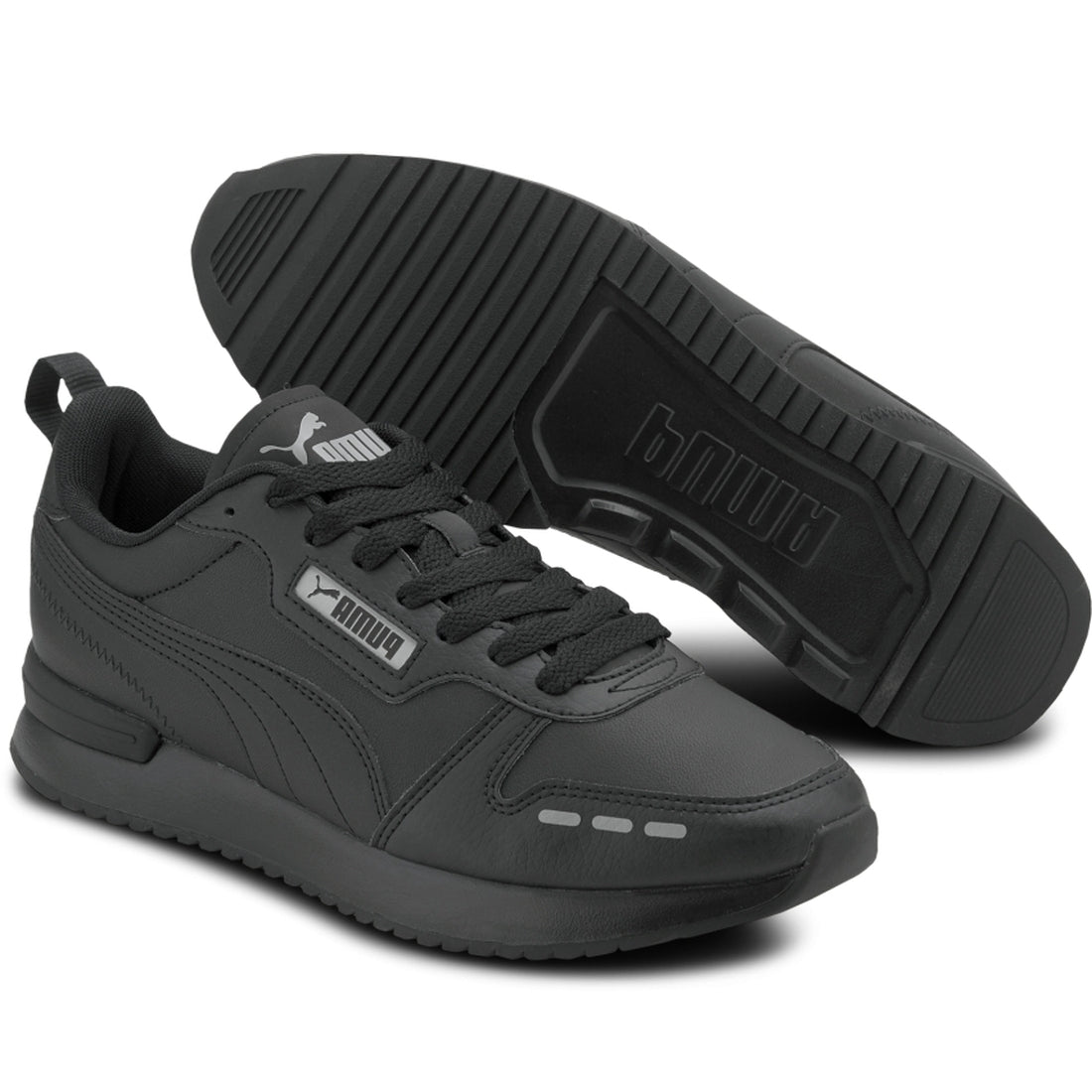 Puma Mens Black r78 sl shoes | Vilbury London