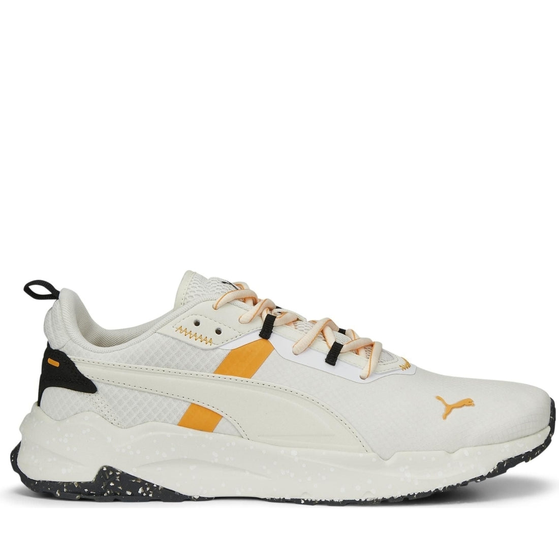 Puma mens vapor gray white stride sport shoe | Vilbury London