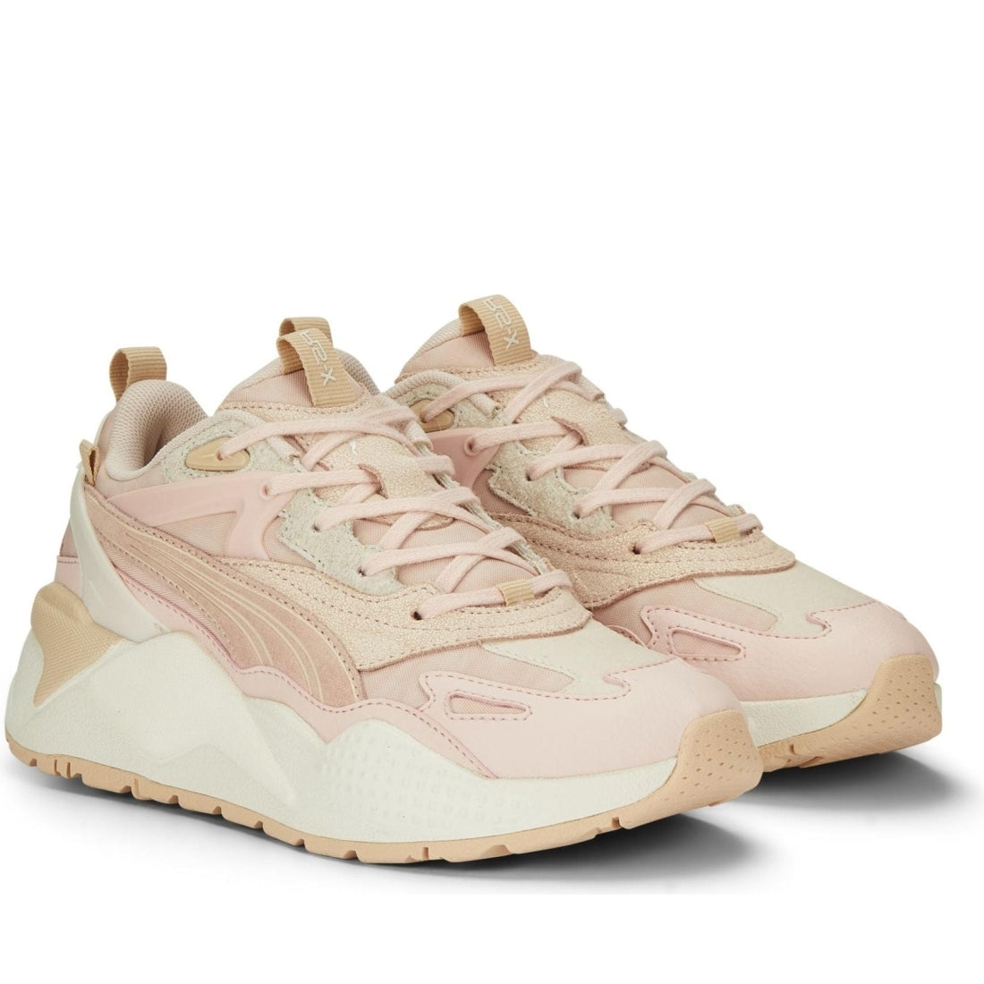 Puma womens rose dust pristine rs-x efekt sport shoe | Vilbury London