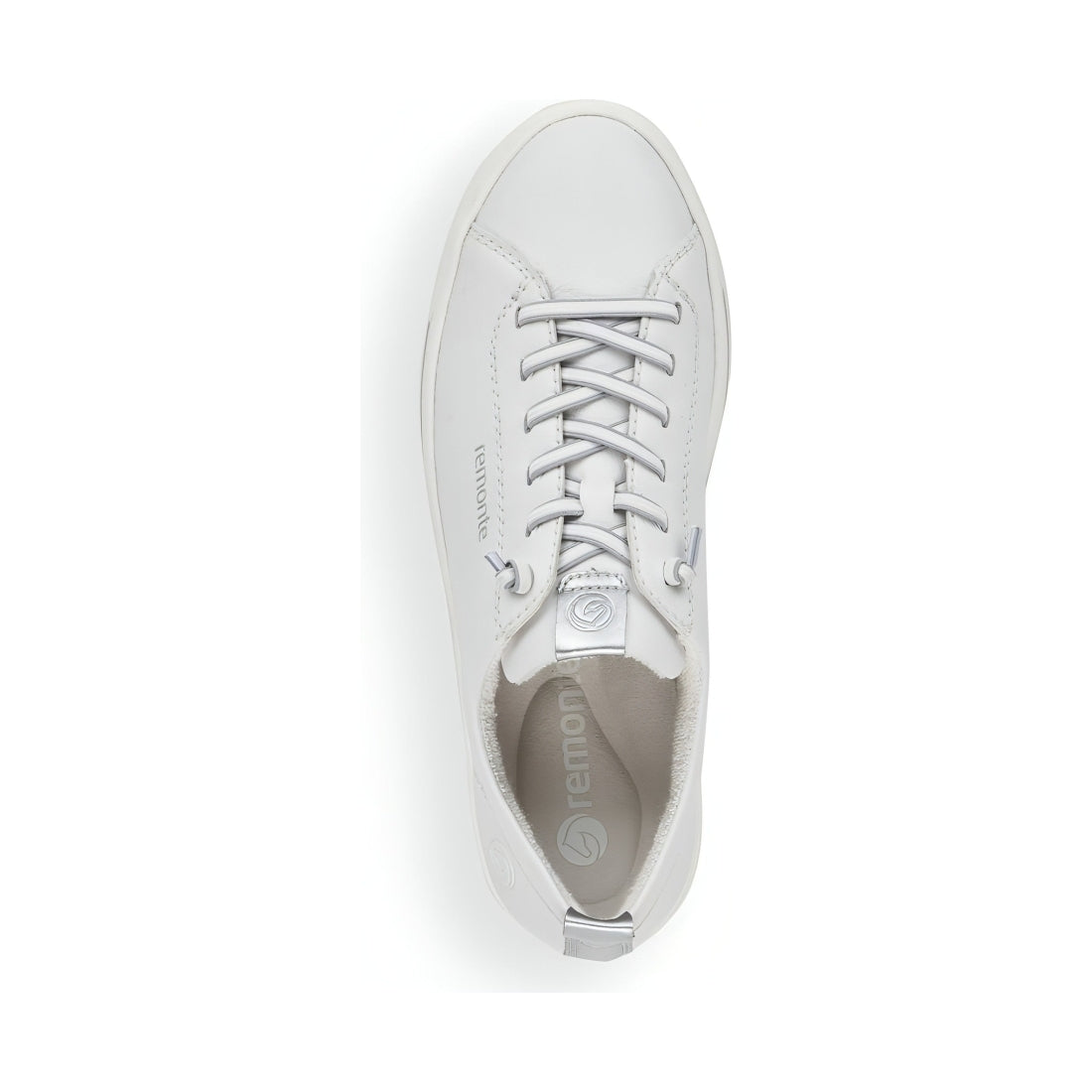 Remonte womens white casual closed sport shoe | Vilbury London