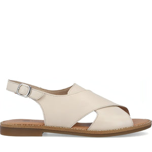 Remonte womens beige casual open sandals | Vilbury London