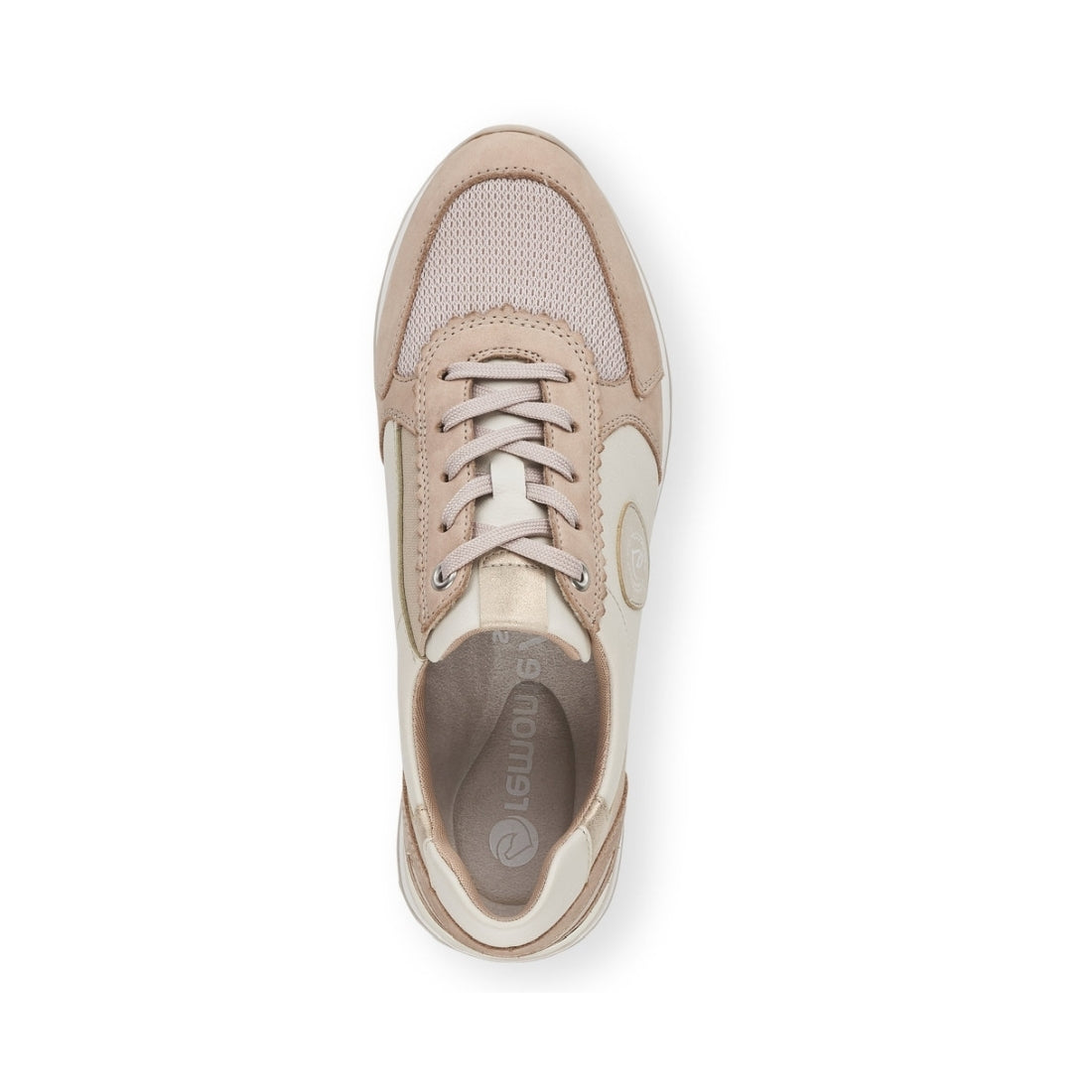 Remonte Womens crema casual closed shoes | Vilbury London