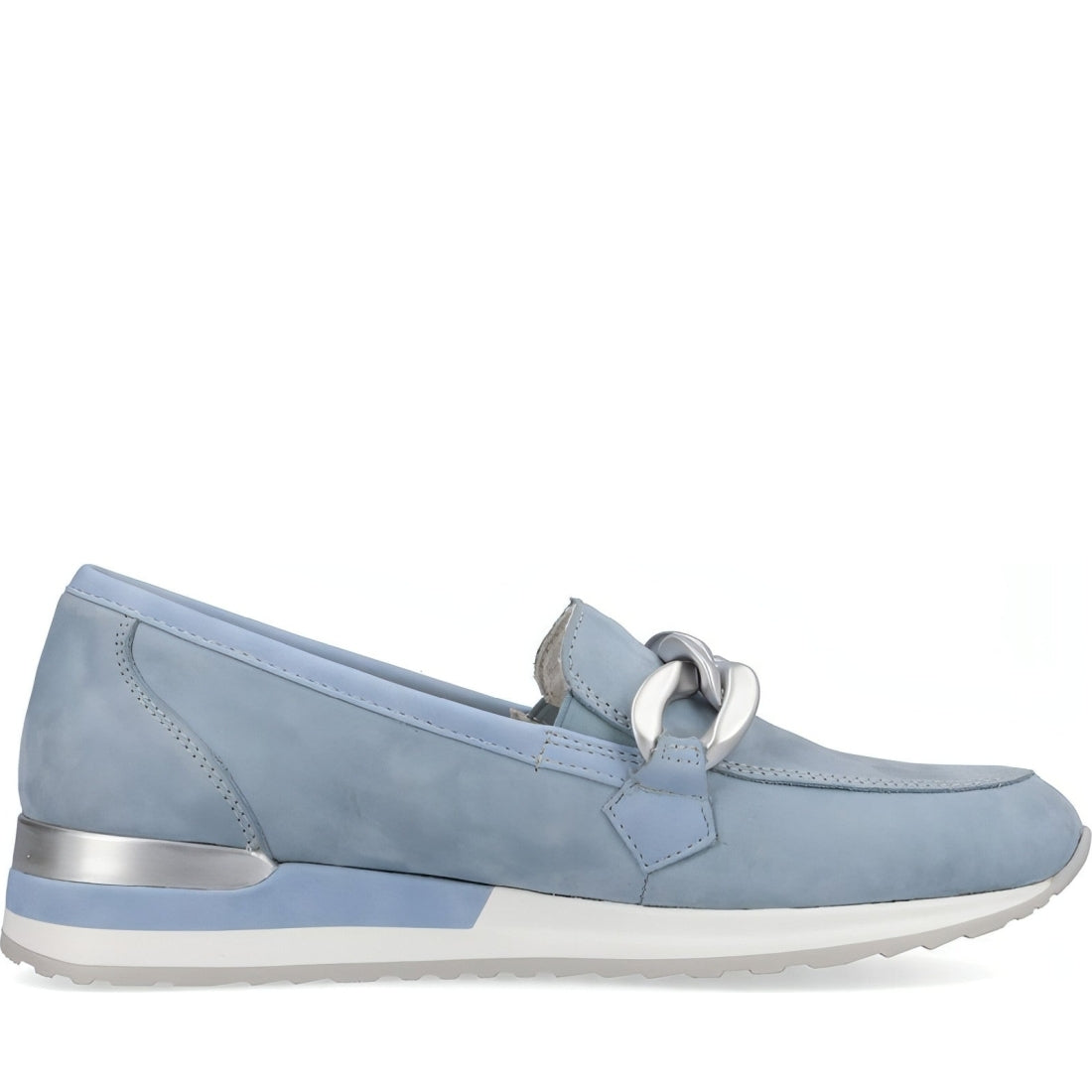 Remonte womens blue casual closed loafers | Vilbury London