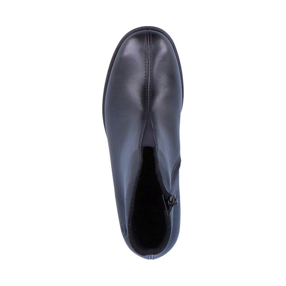 Remonte womens black casual closed booties | Vilbury London