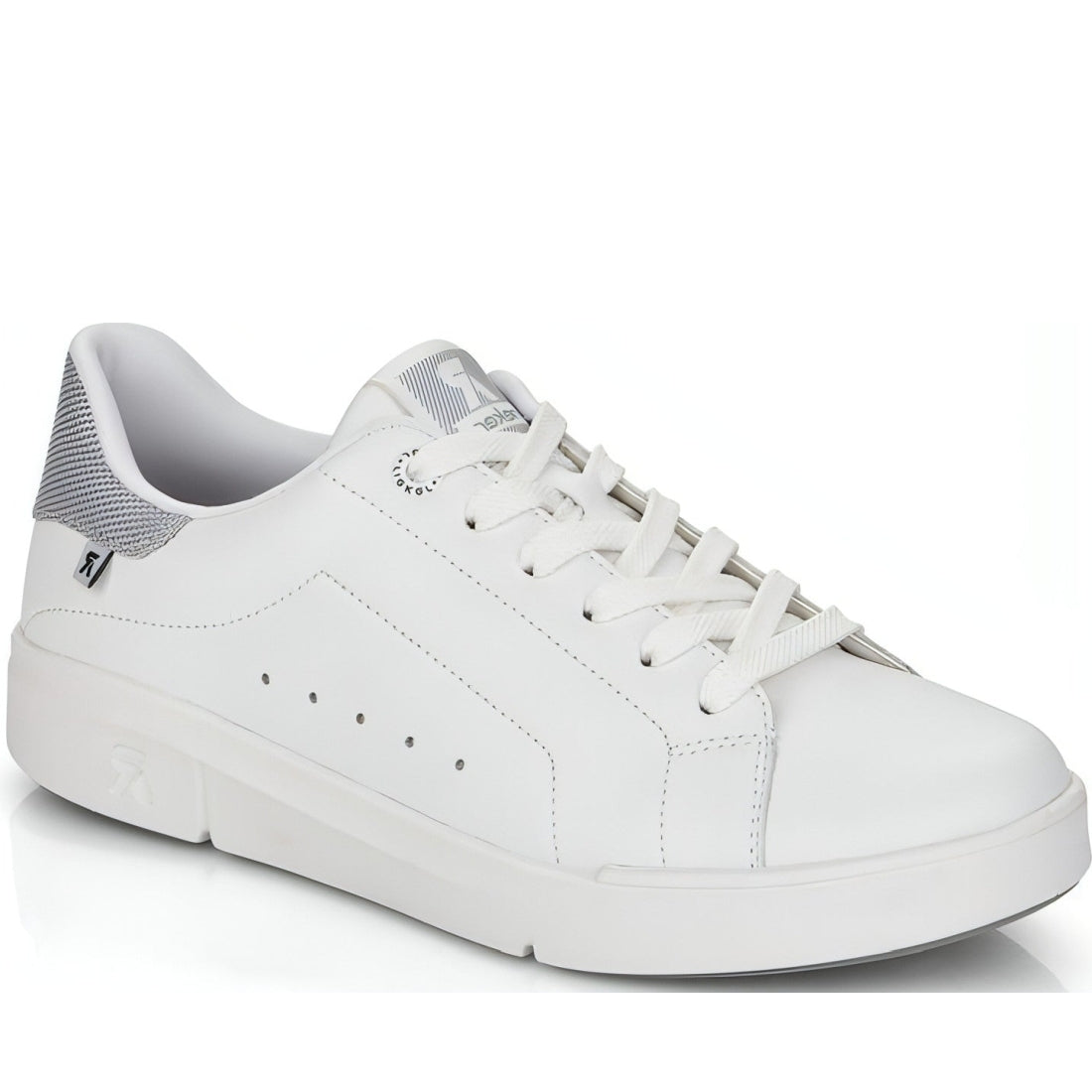 Rieker womens white casual closed sport shoe | Vilbury London